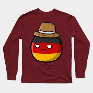 Germany Unhappy Vacation Hat Long Sleeve T-Shirt